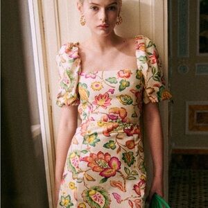 Sezane Allya dress, Aria print - Sz 8 - Excellent Condition